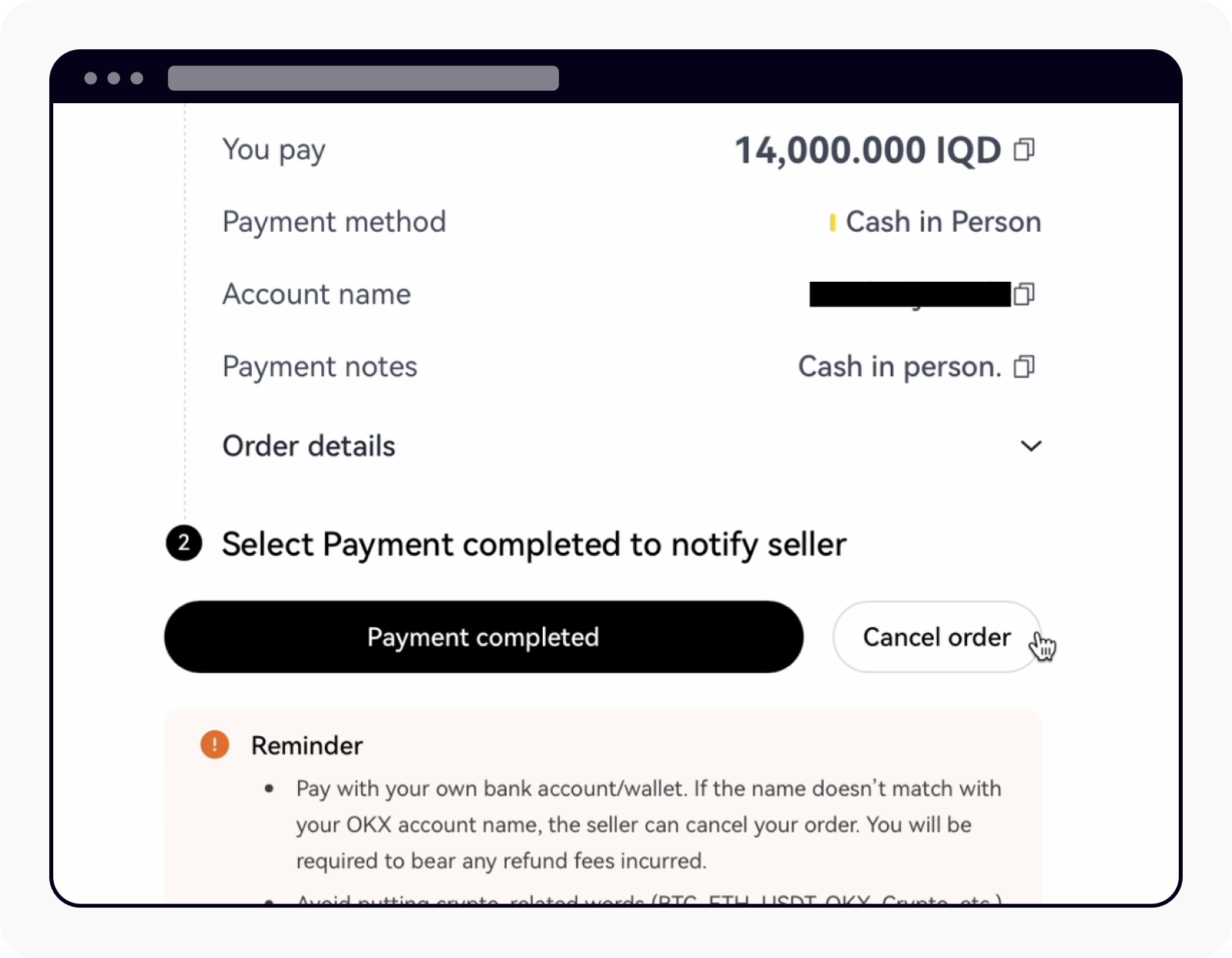 CT-P2P-How To Cancel Order Process Web