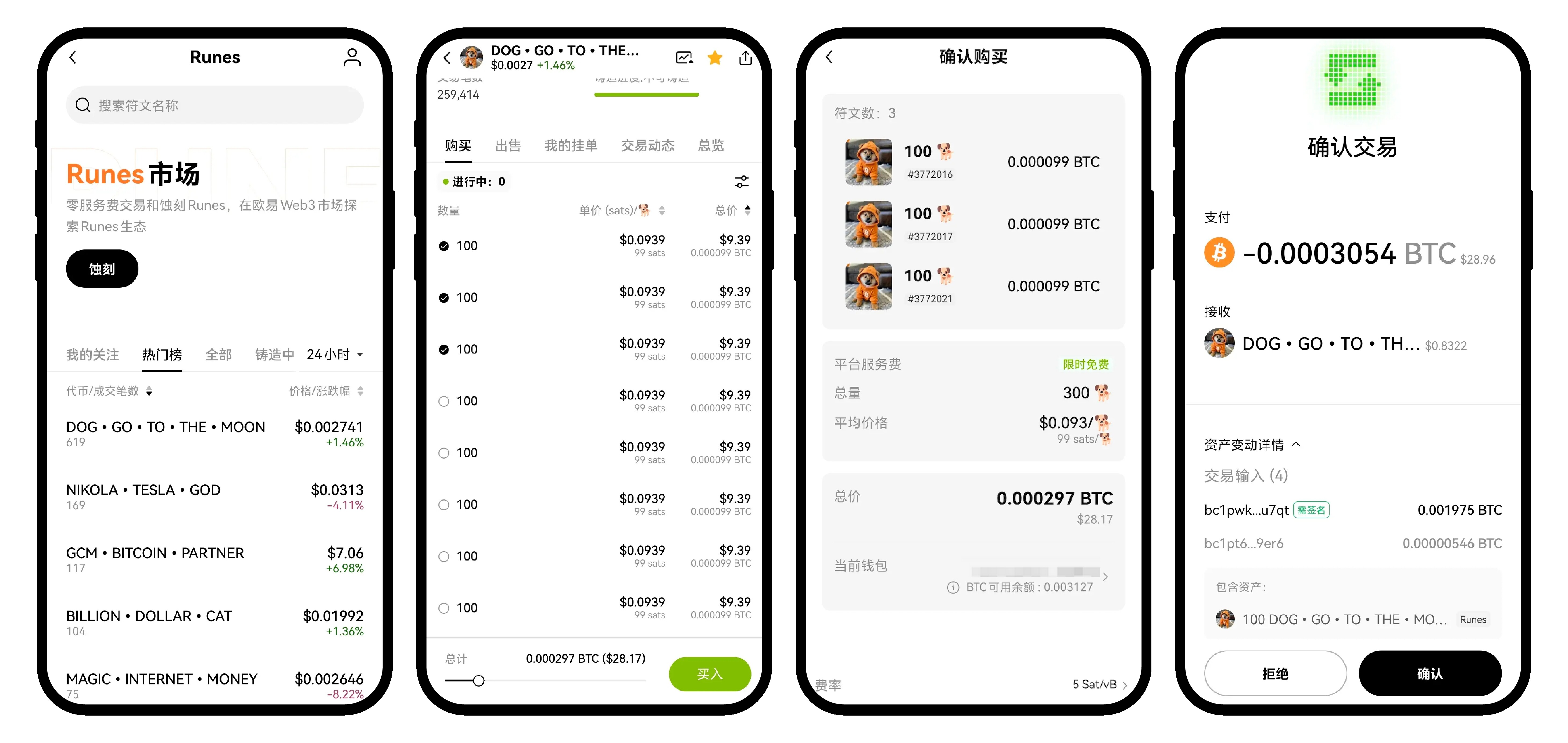 如何在欧易 Runes 市场铸造和交易 Runes 代币 ?1