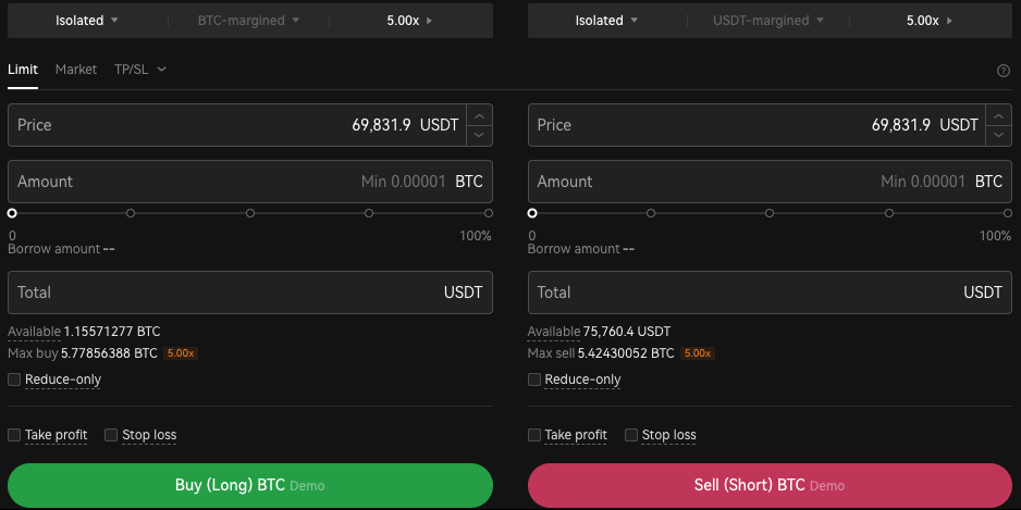 Auto transfers margin