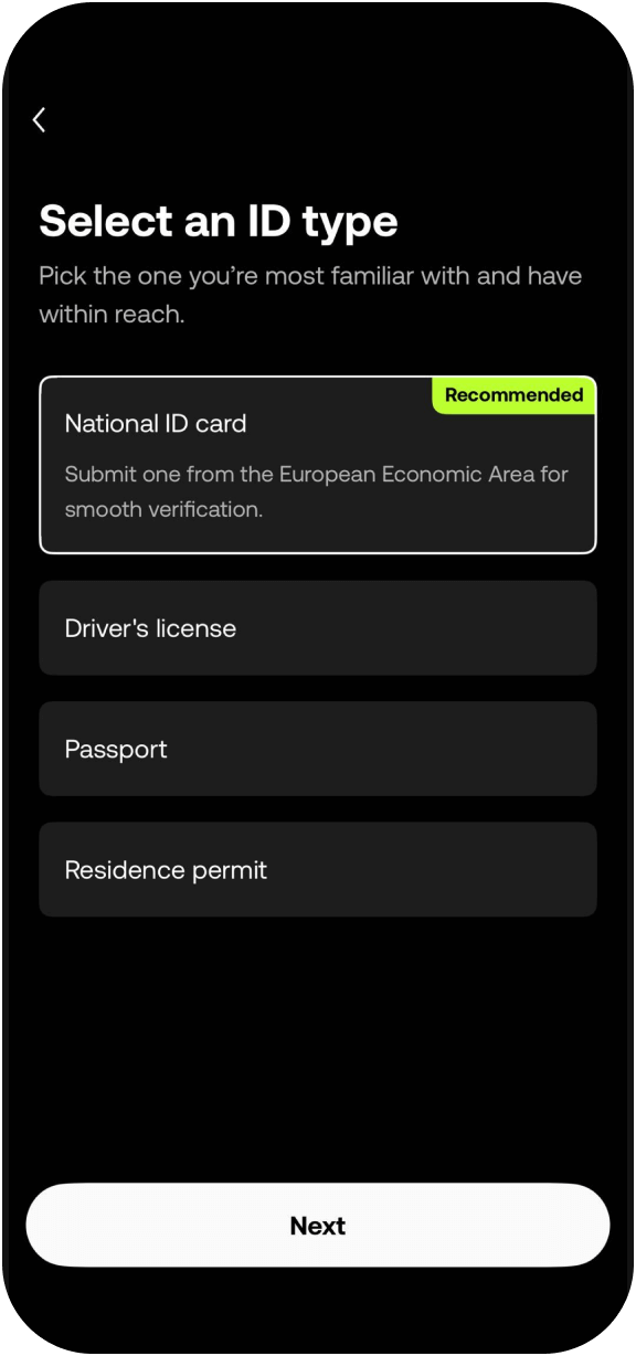 Verify your identity quickly and securely