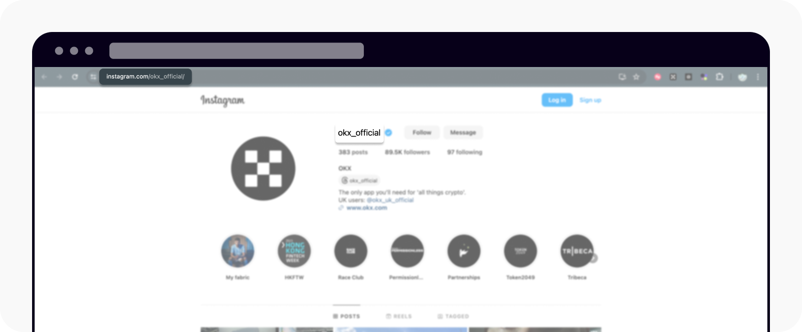 web-verify channels-Instagram