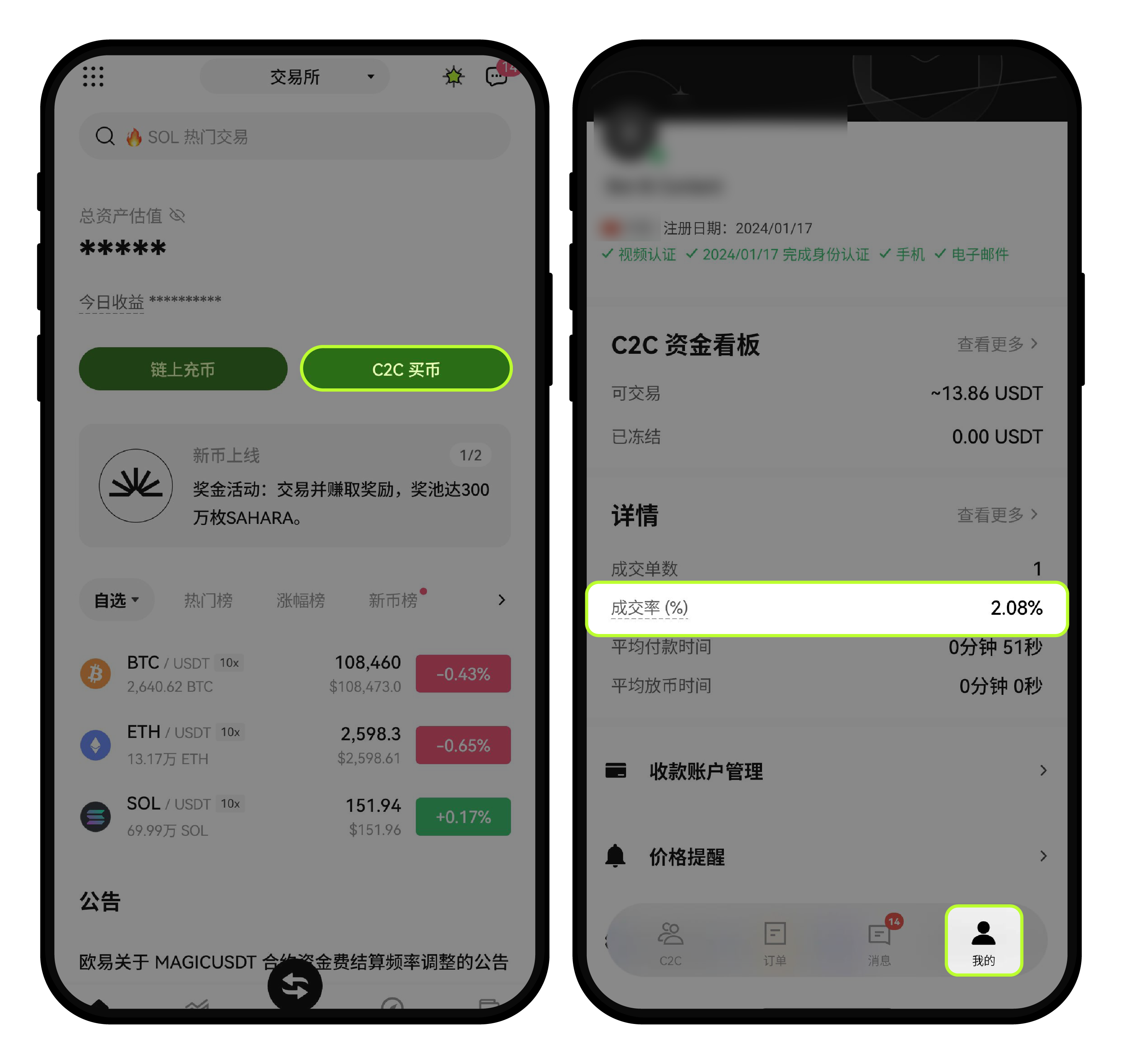 C2C 订单成交率计算规则1-3