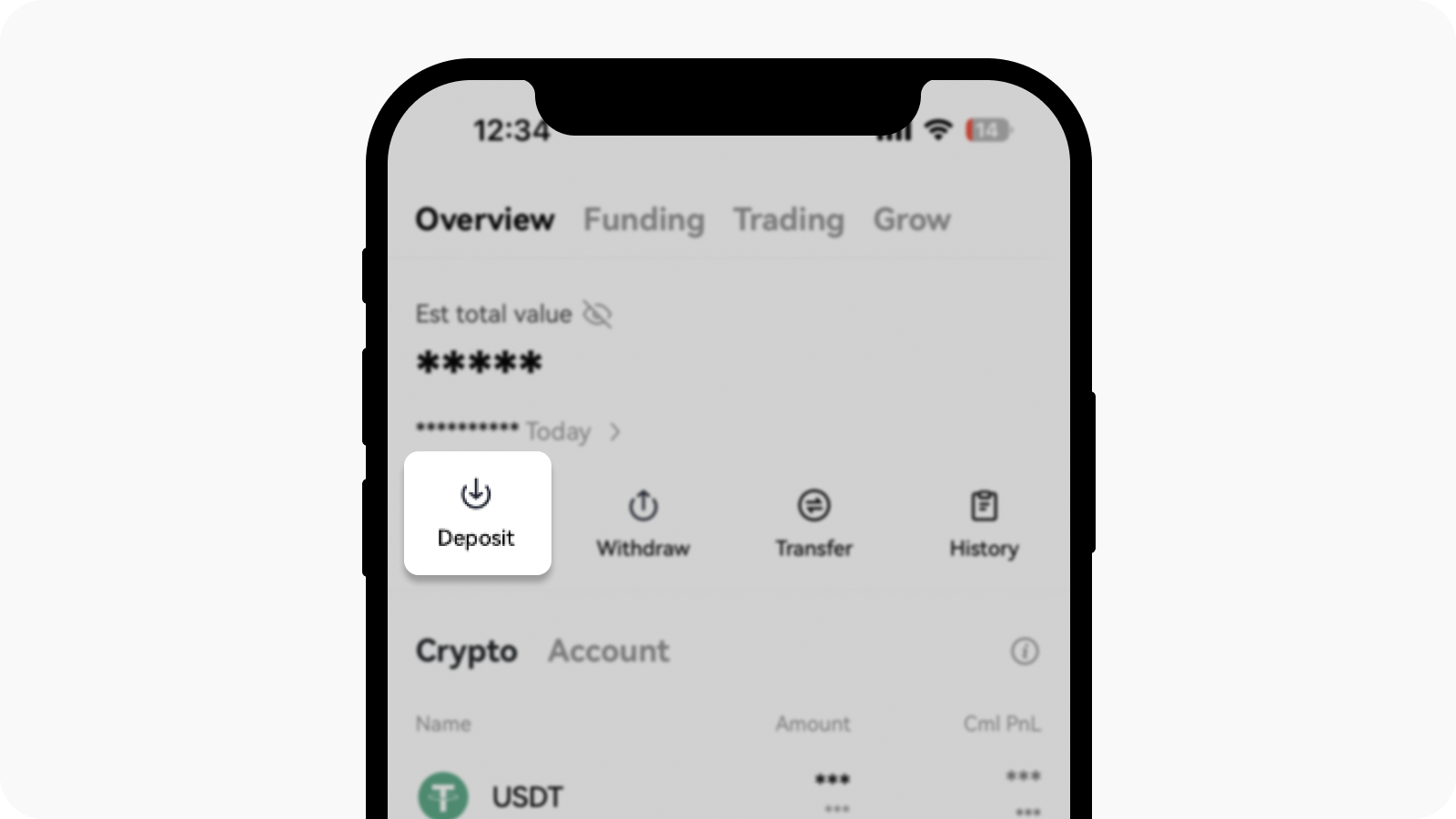 CT-app-withdrawal-exchange assets deposit