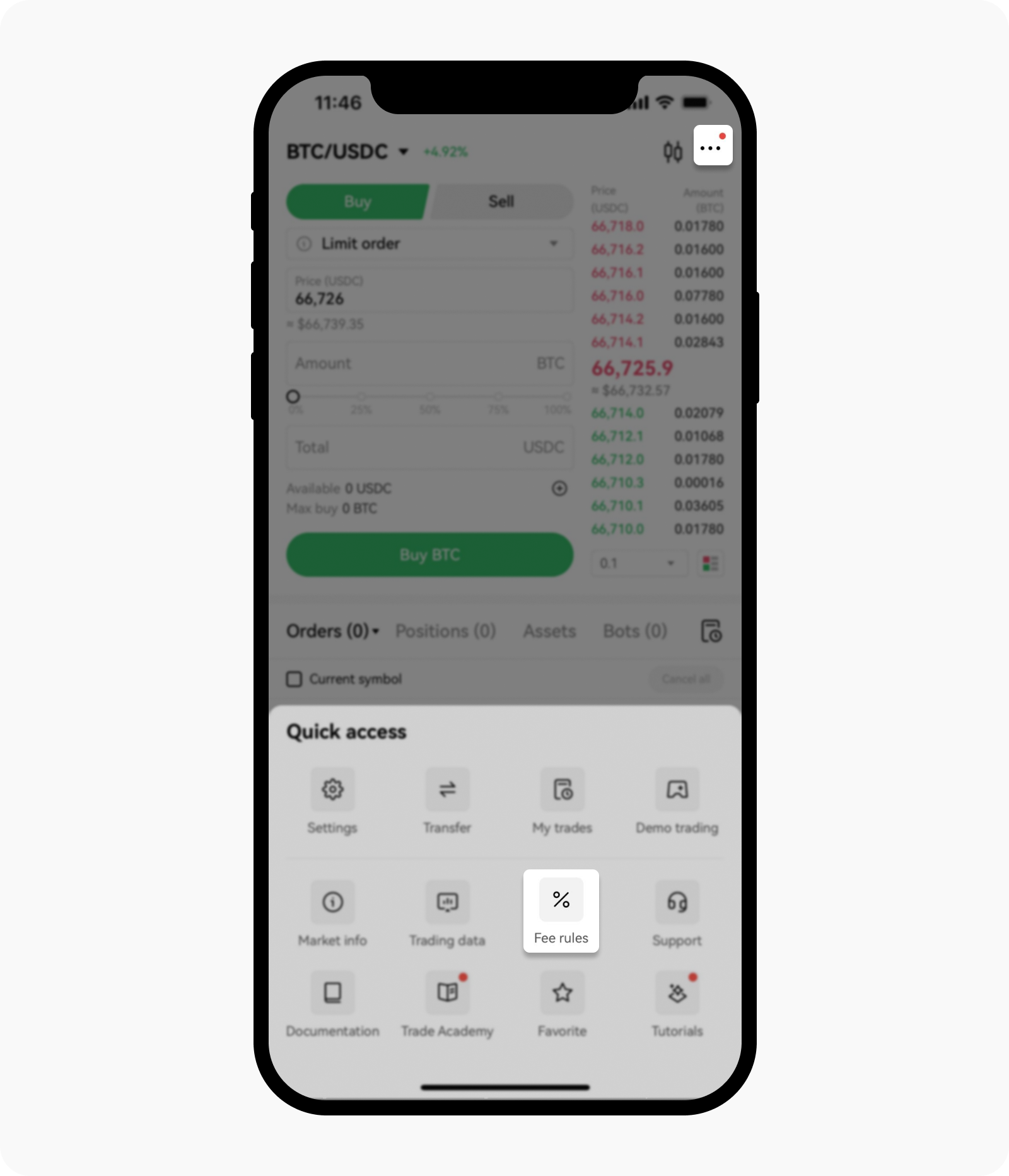 CT-app-trading-view trading fee info