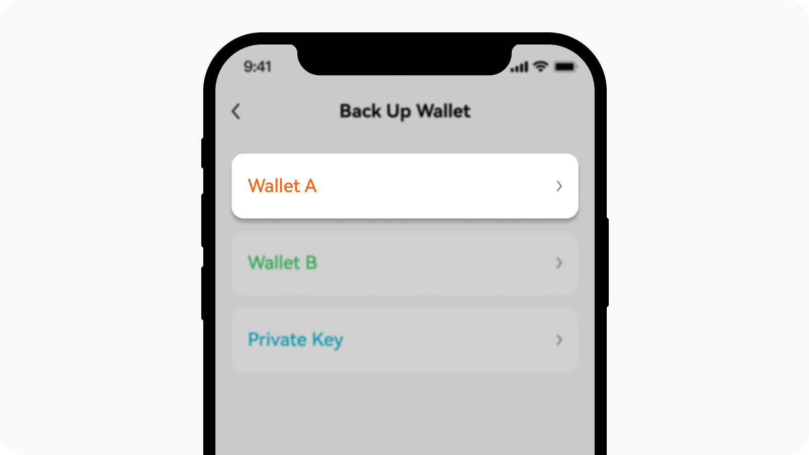 CT-App-web3-select seed phrase wallet to back up