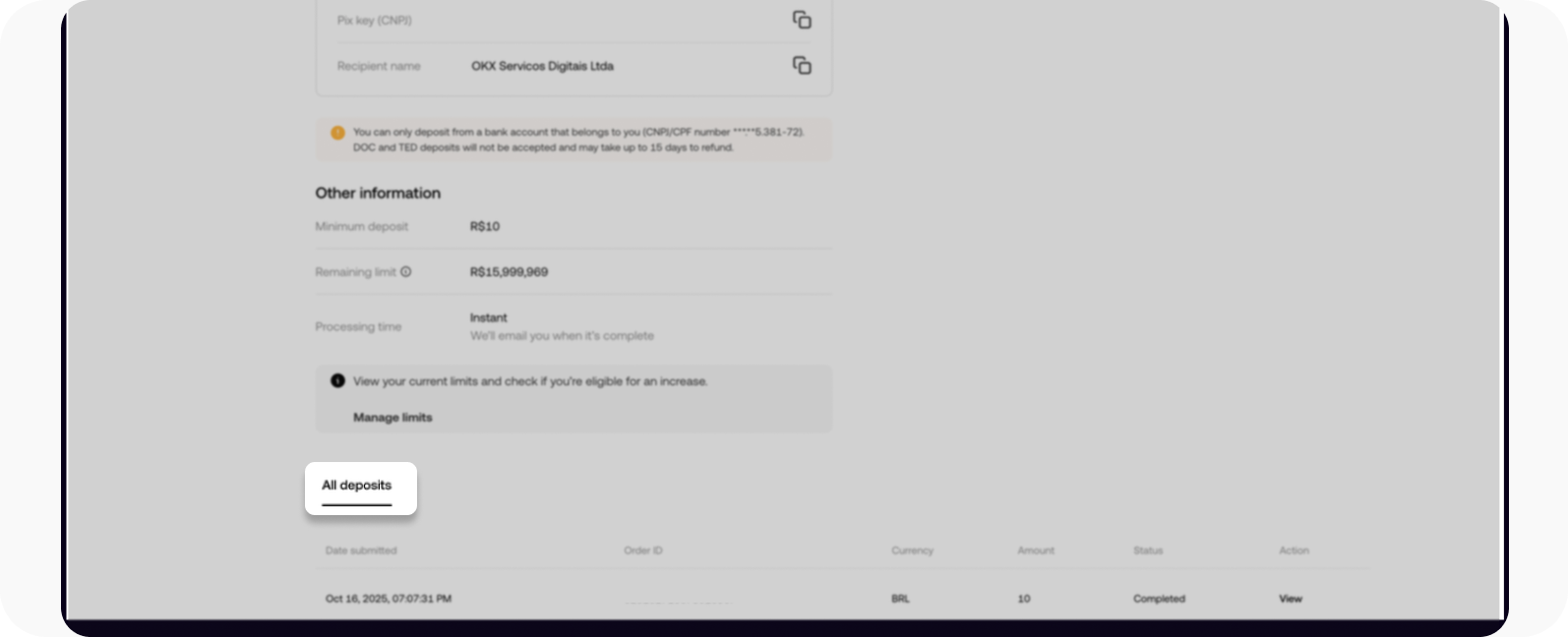 CT-Web-fiat payment-BRL all deposits