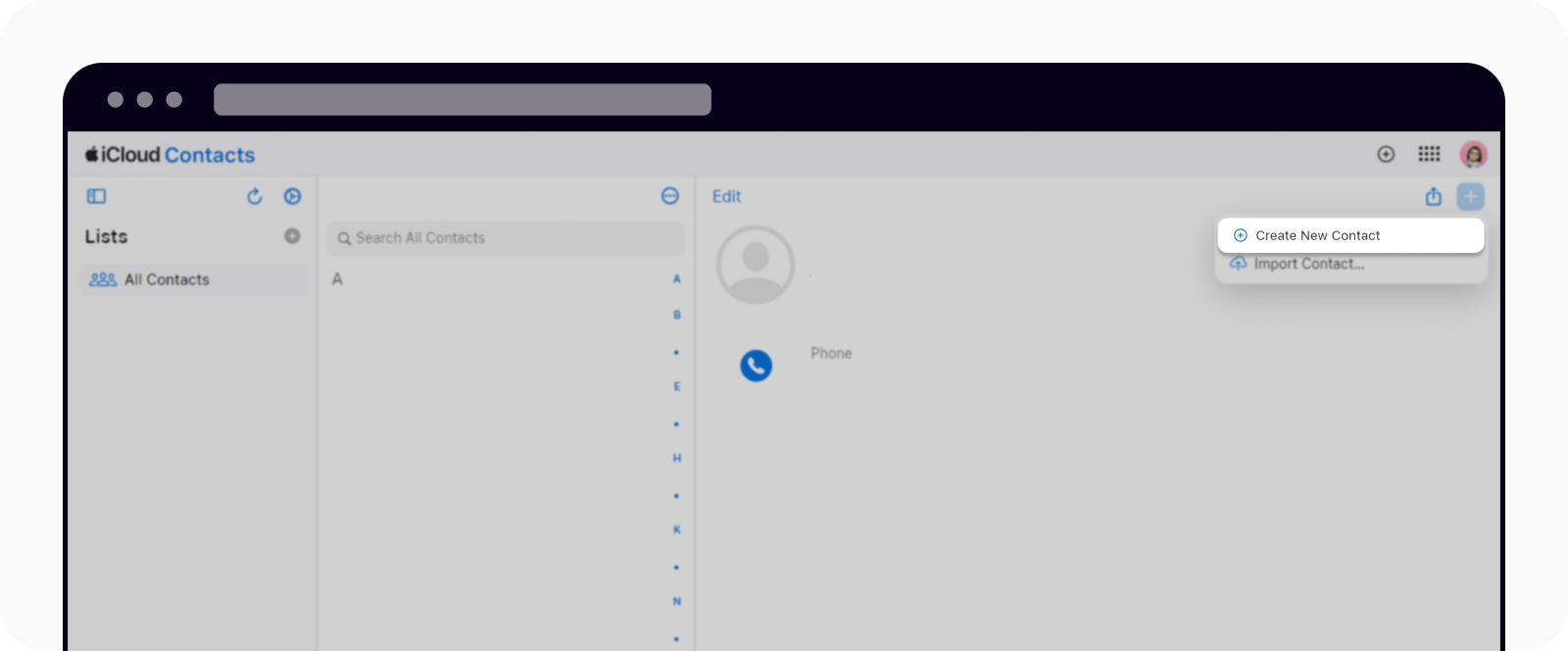 CT-web-mail address whitelist-iCloud create whitelist filter