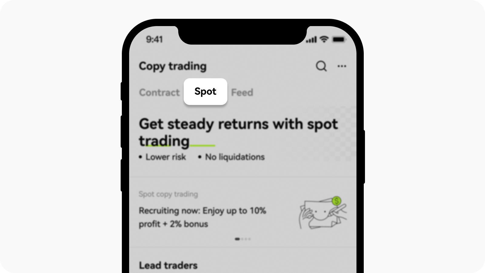 CT-app-spot copy trading landing
