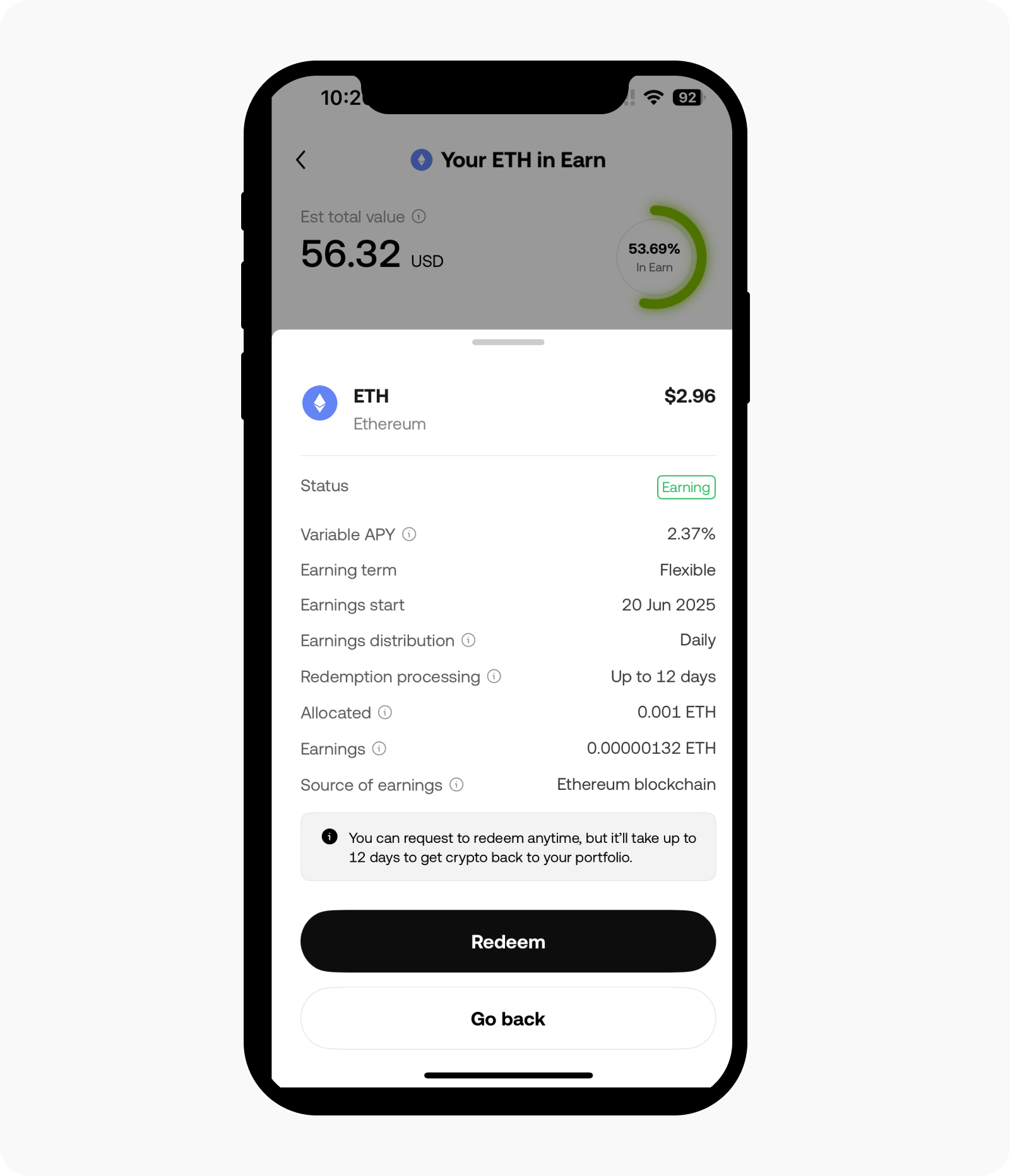 CT-App-Grow-AU on-chain ETH redeem2