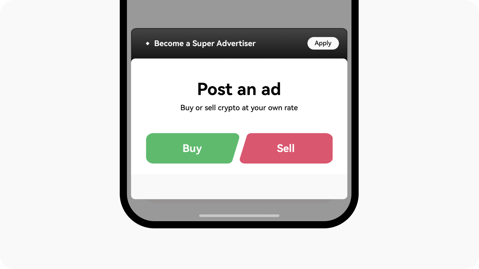 Aplicați pentru a deveni utilizator care publică anunțuri