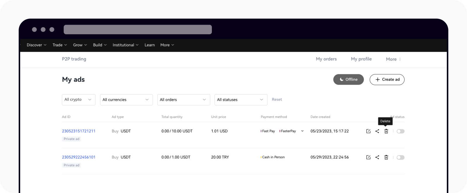 p2p ad6