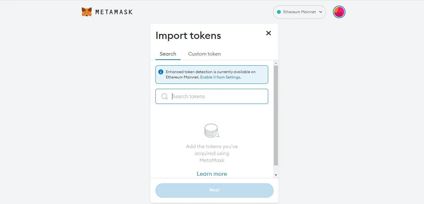 Token imported. Token imported