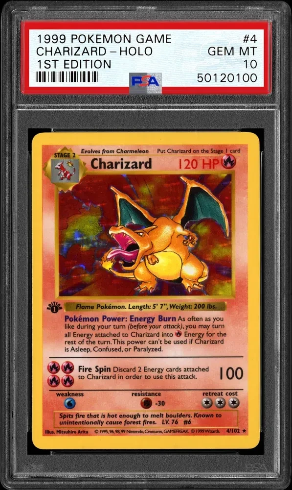 Charizard Pokemon card