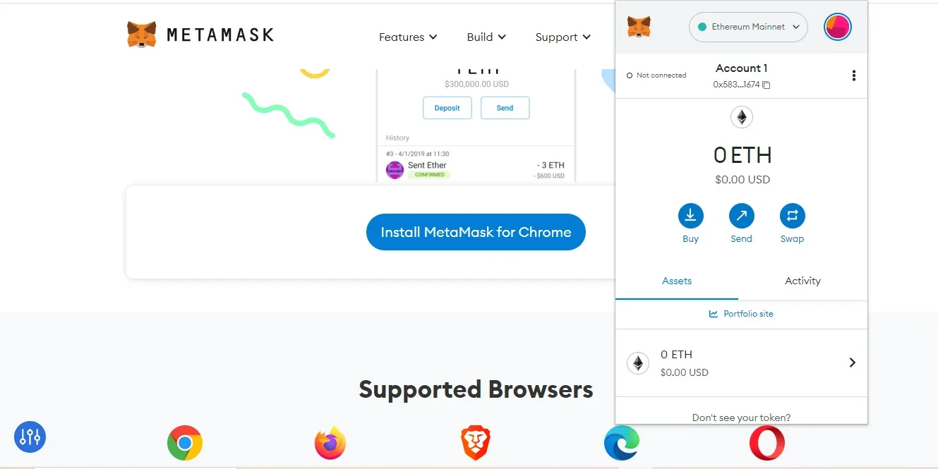 Avalanche OKX MetaMAsk Browser Extension