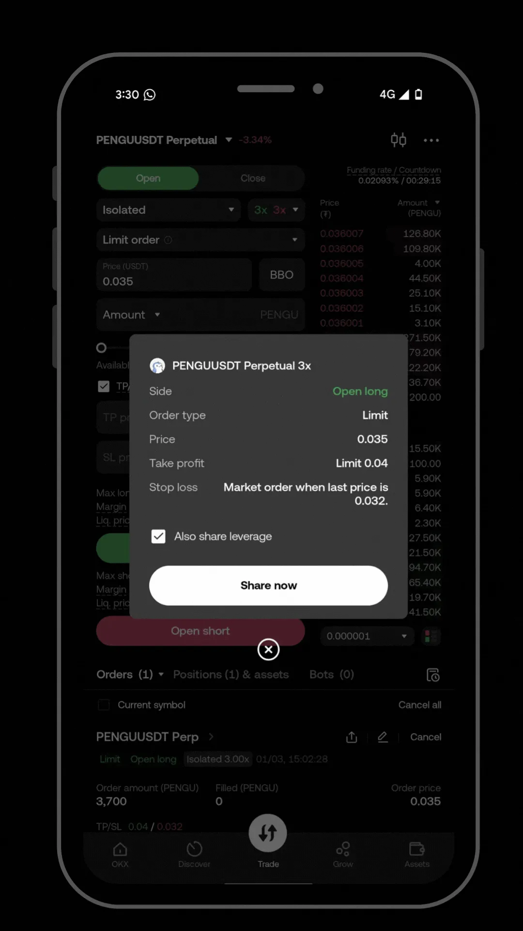 Order Sharing 