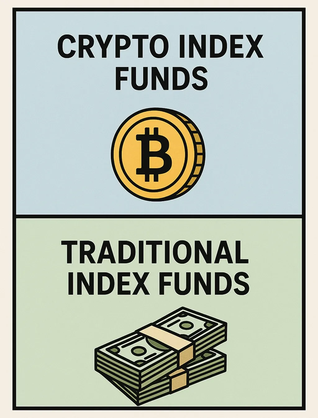 Crypto index funds vs traditional index funds