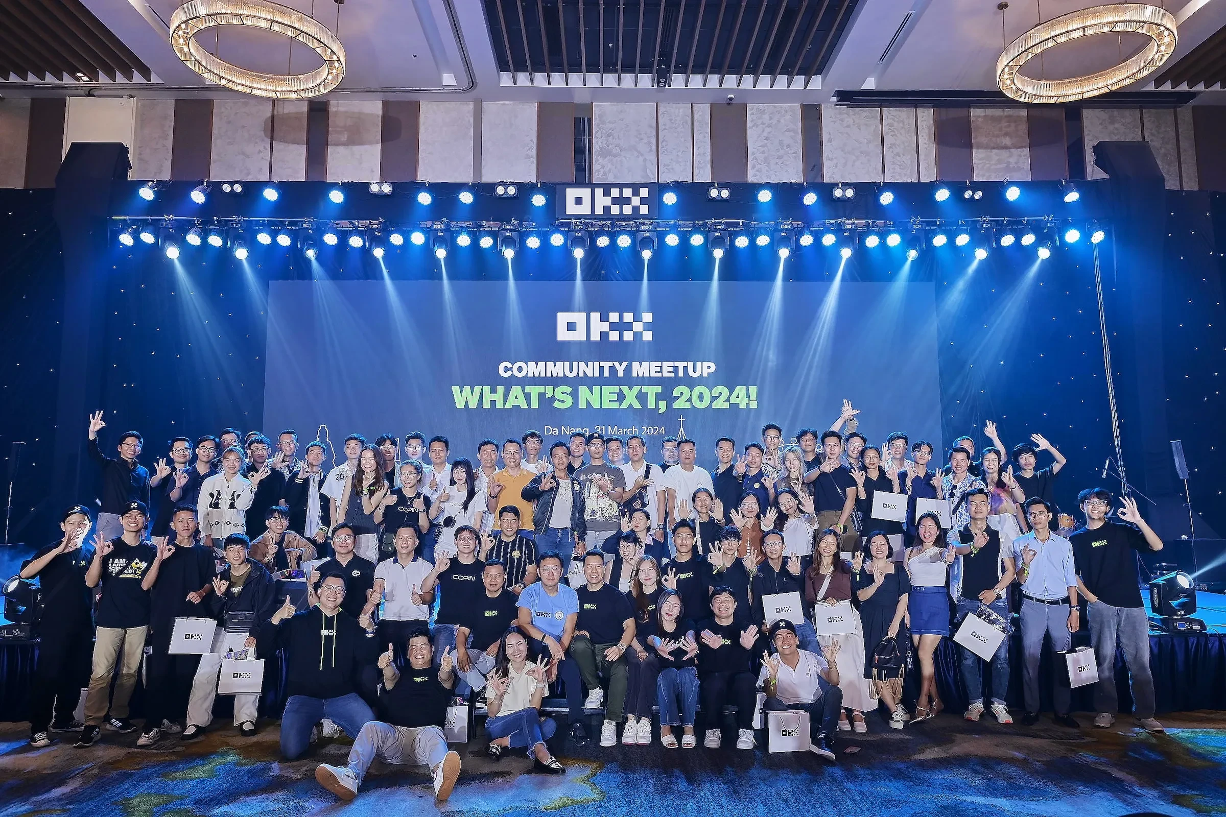 OKX community event in Danang group photo