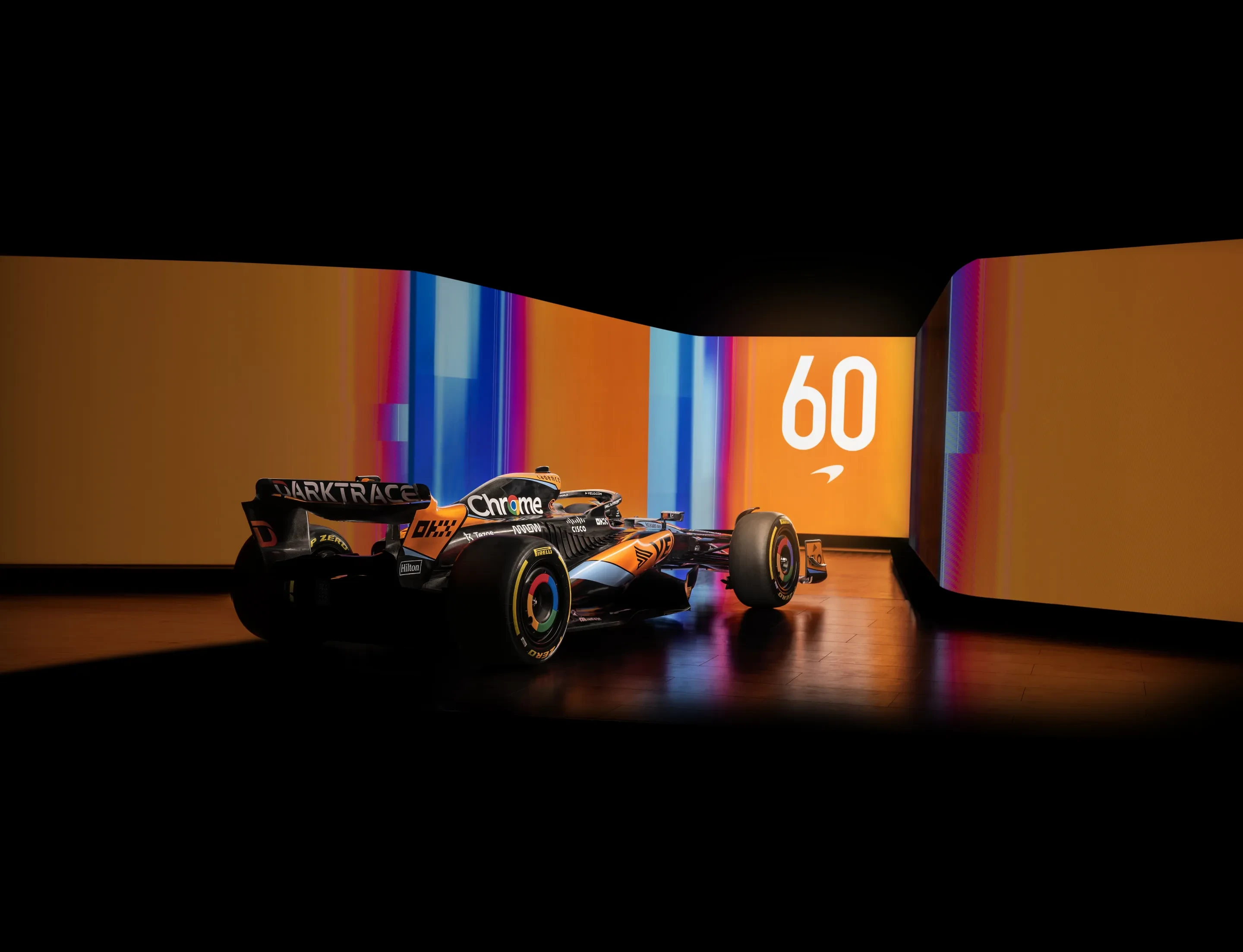 OKX McLaren livery rear