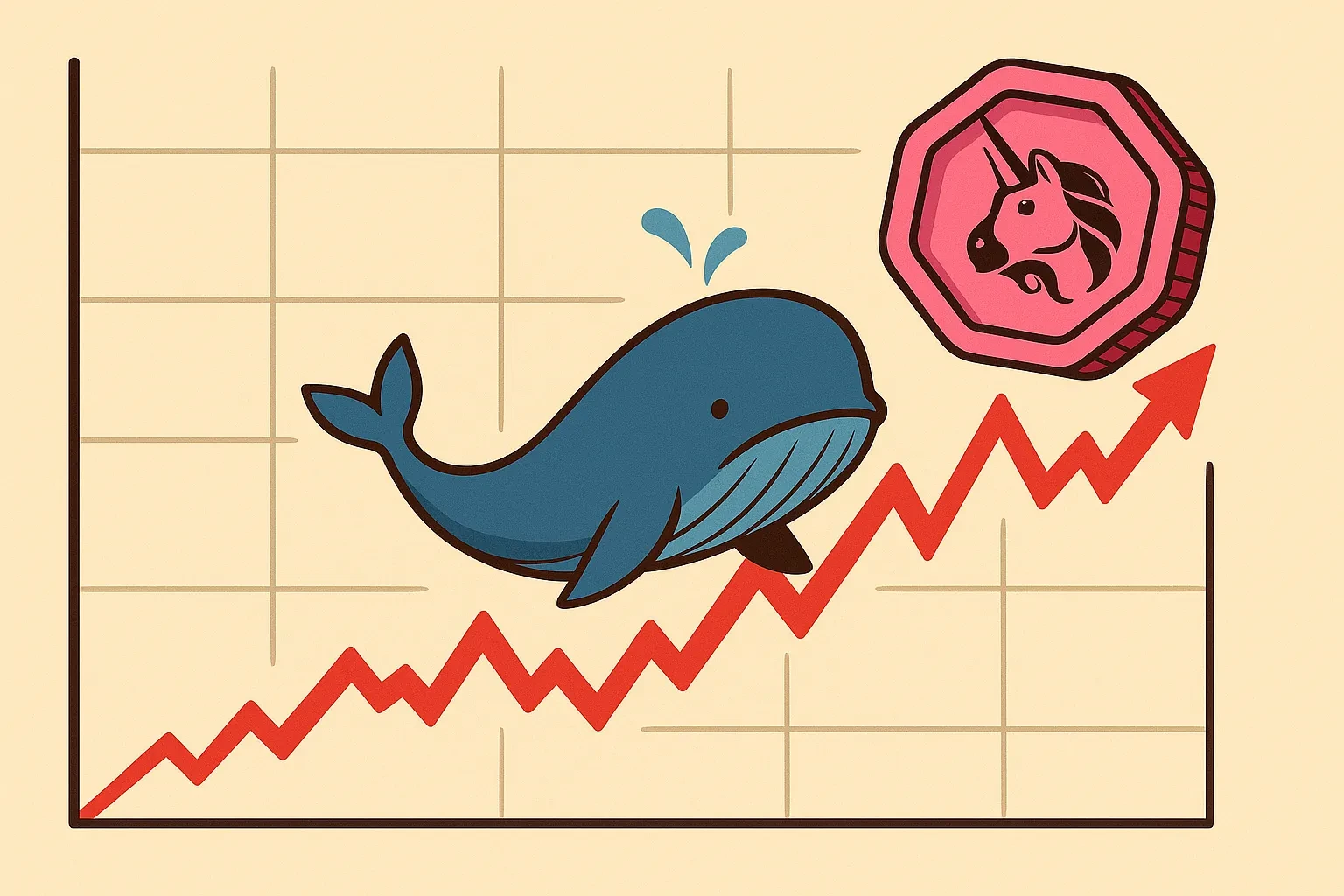 巨鯨活動如何影響 UNI 加密貨幣價格走勢