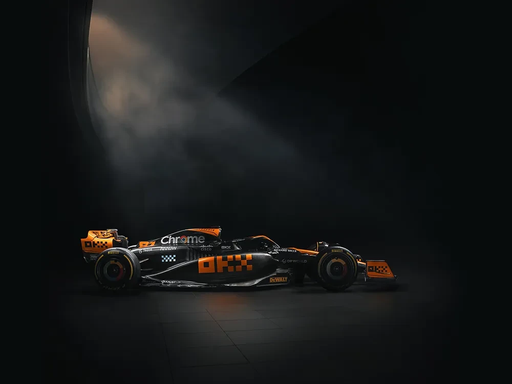 OKX-McLaren Livery Side Image