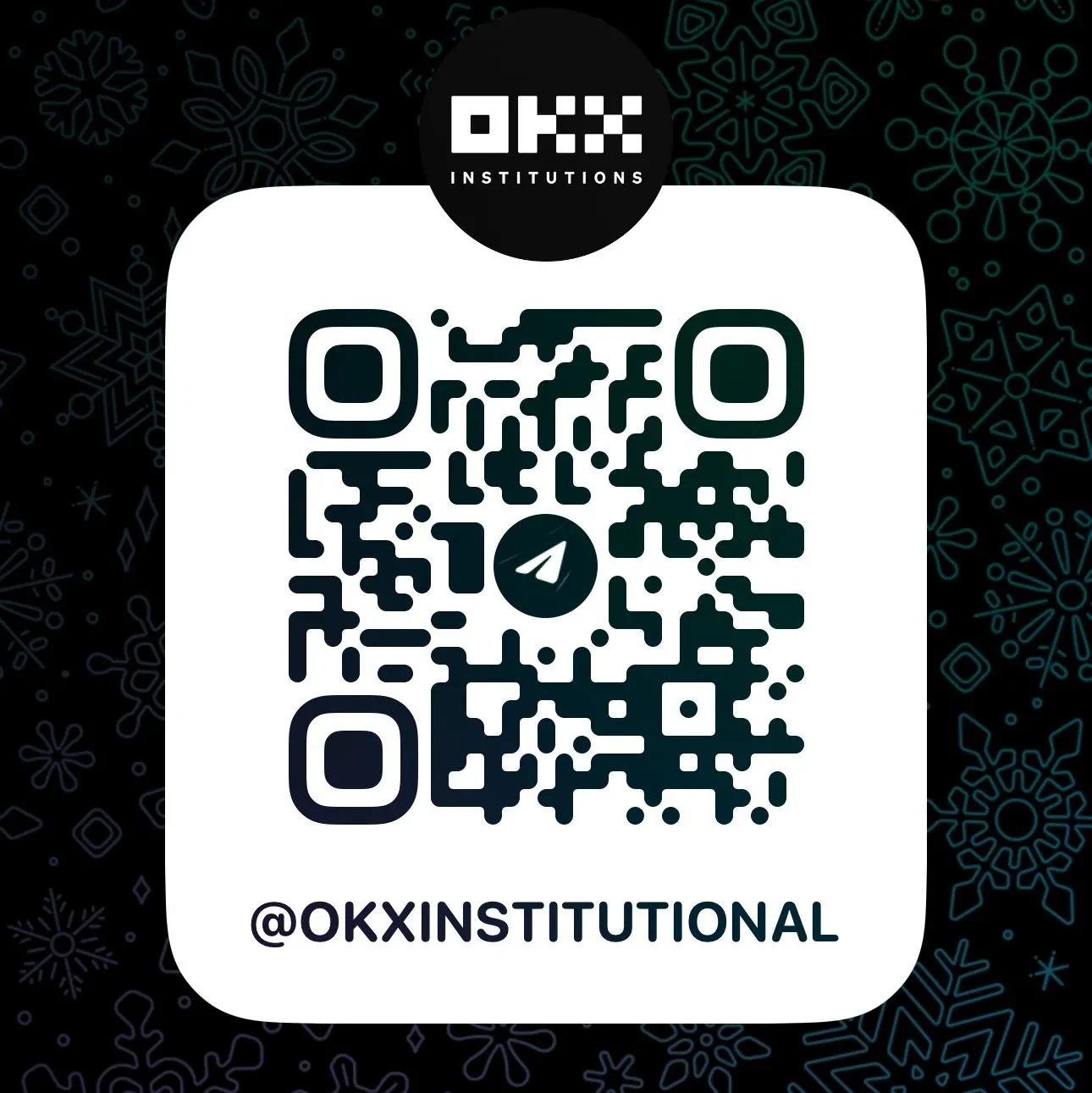 OKX Institutional TG Channel QR code