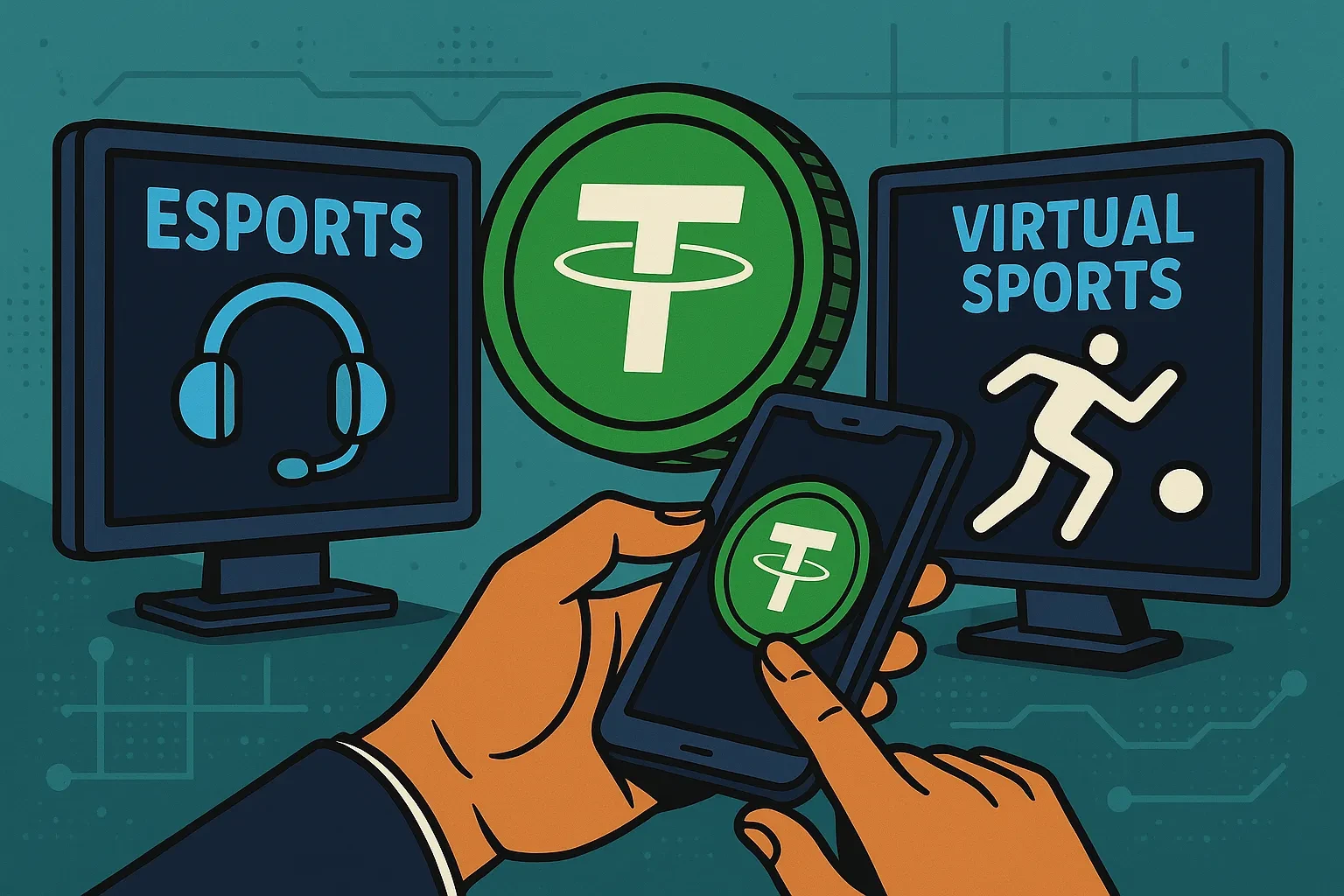 拓展市場版圖：USDT 在電子競技與虛擬運動投注的應用