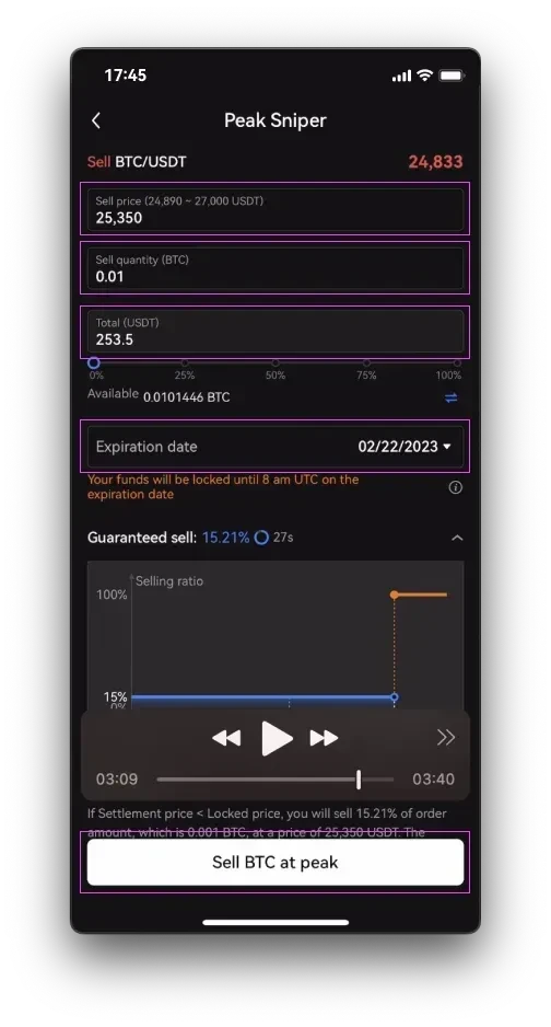 Peak Sniper tutorial - 4