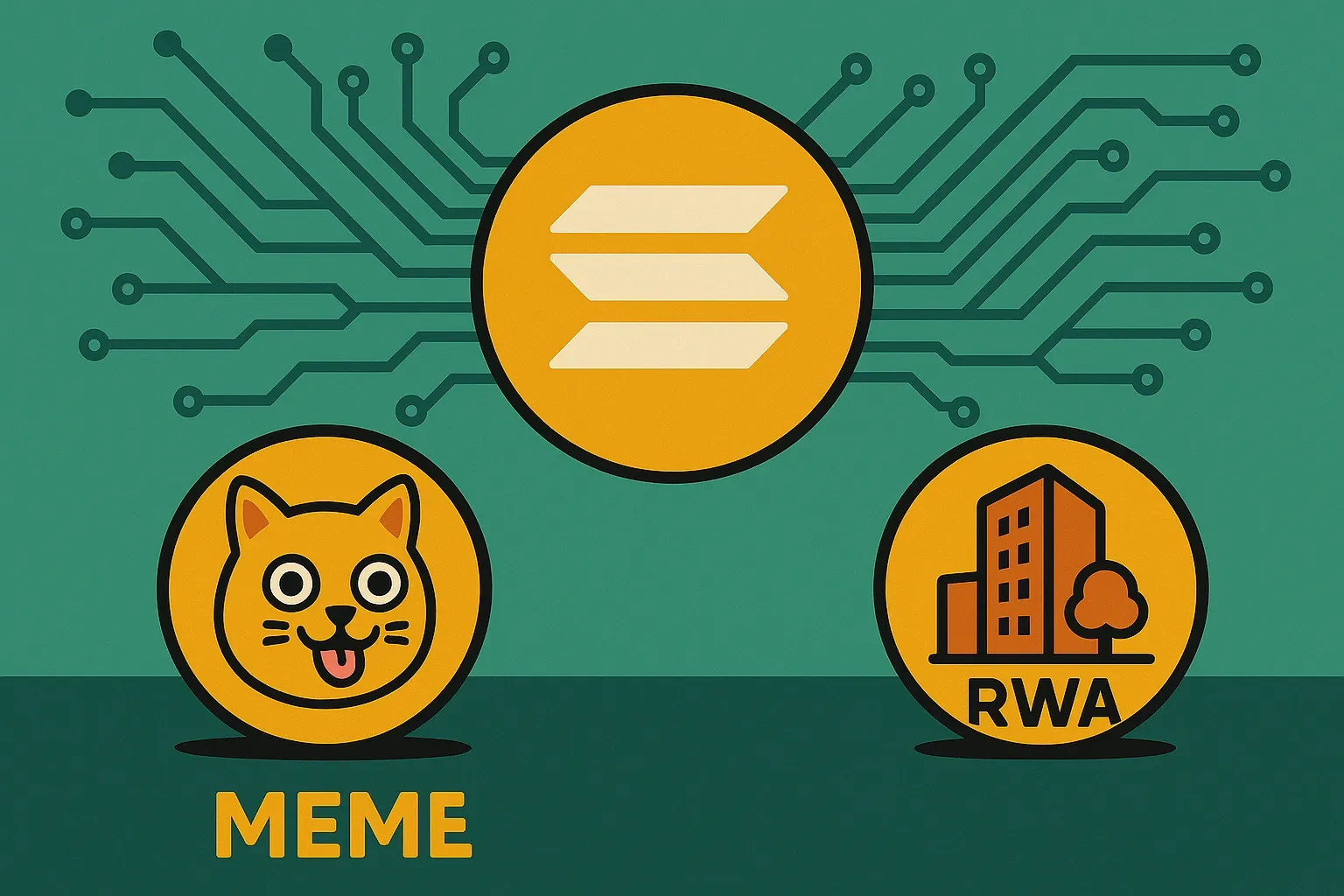 Solana 成為 Meme 幣與 RWA 應用的關鍵區塊鏈基礎設施