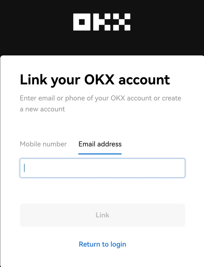 Enter an email or phone number