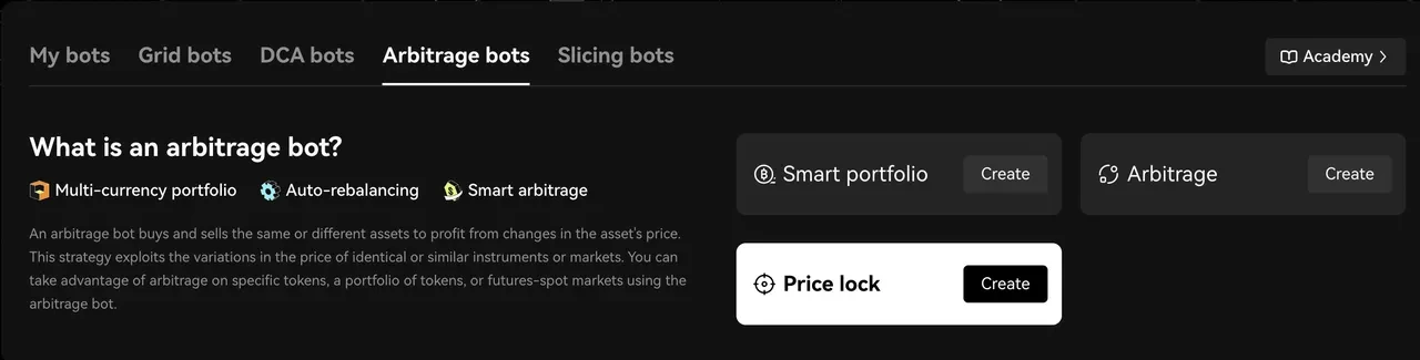 Bot Trading Penguncian Harga
