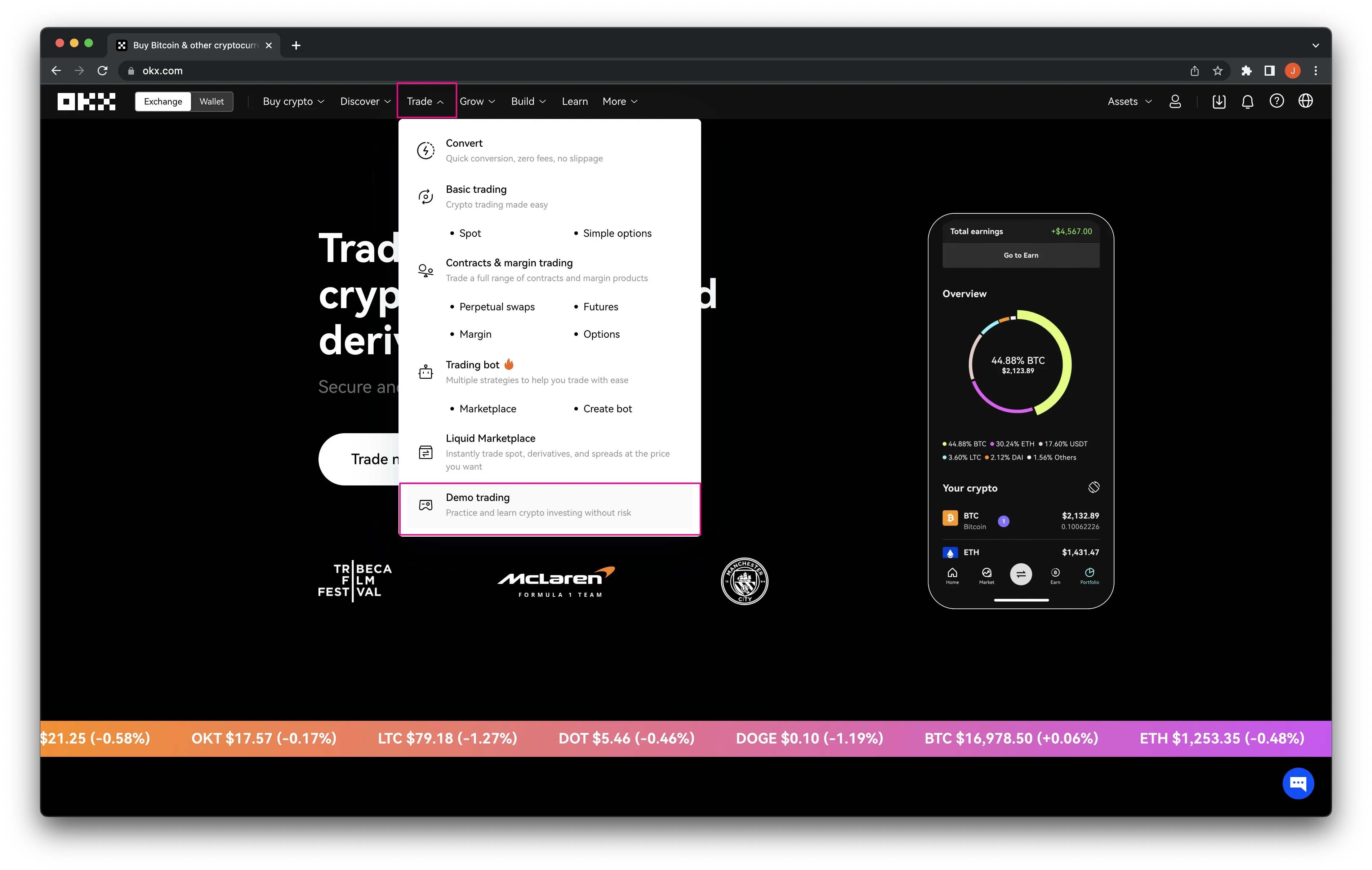 Beralih ke Simulasi Trading