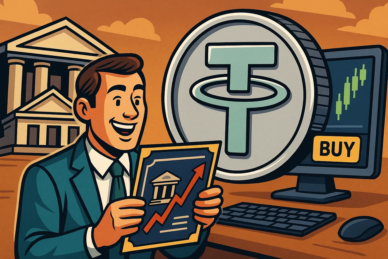 穩定幣 USDT 股票交易:加密貨幣金融的關鍵創新