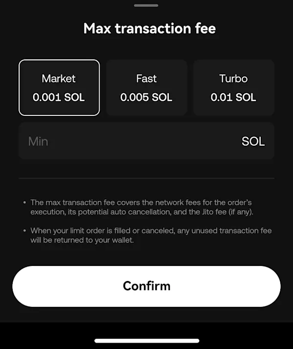 sol limit order 5