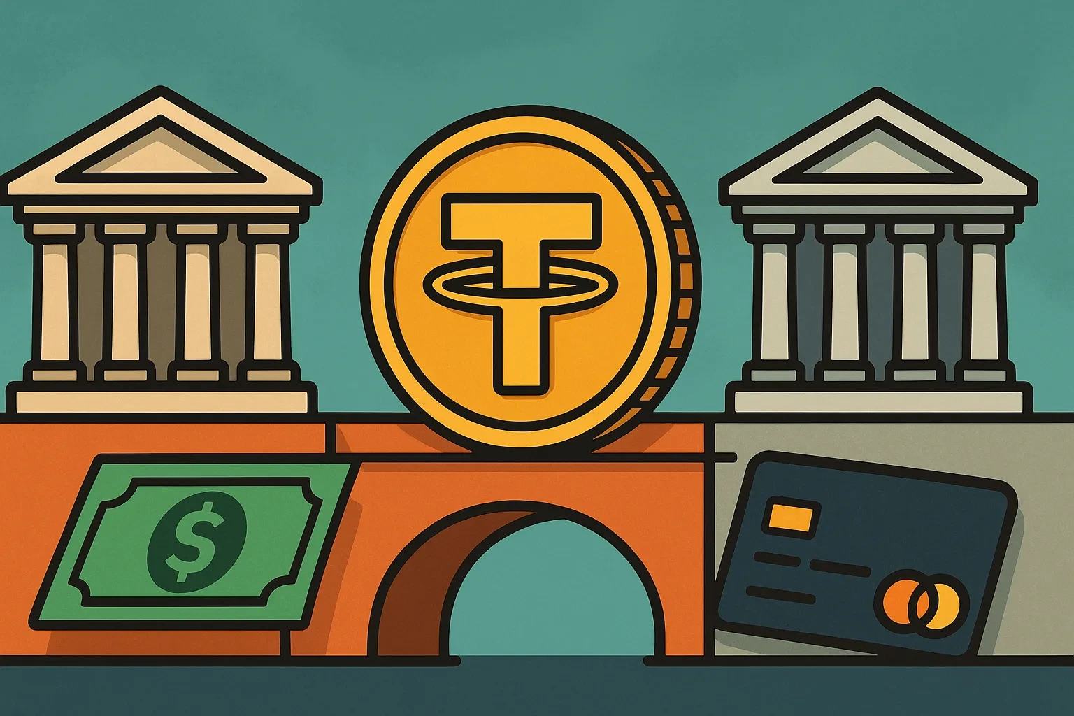 穩定幣作為橋樑:USDT 如何連接傳統與虛擬金融?
