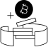 BTC staking icon light