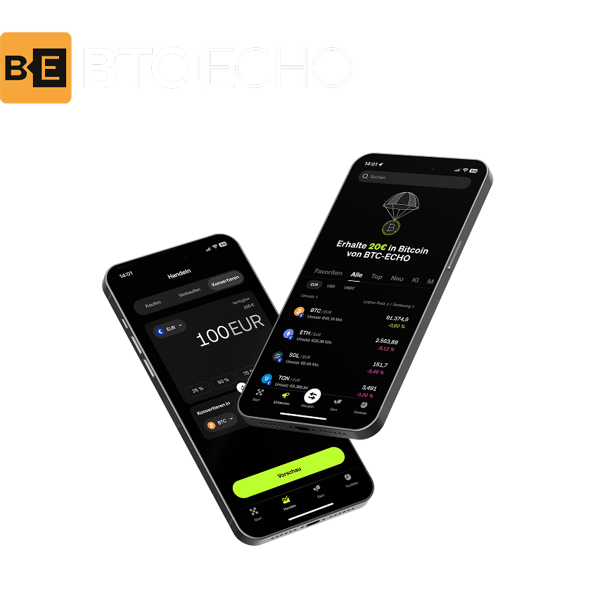 BTC-ECHO - Get 20€ in bitcoin
