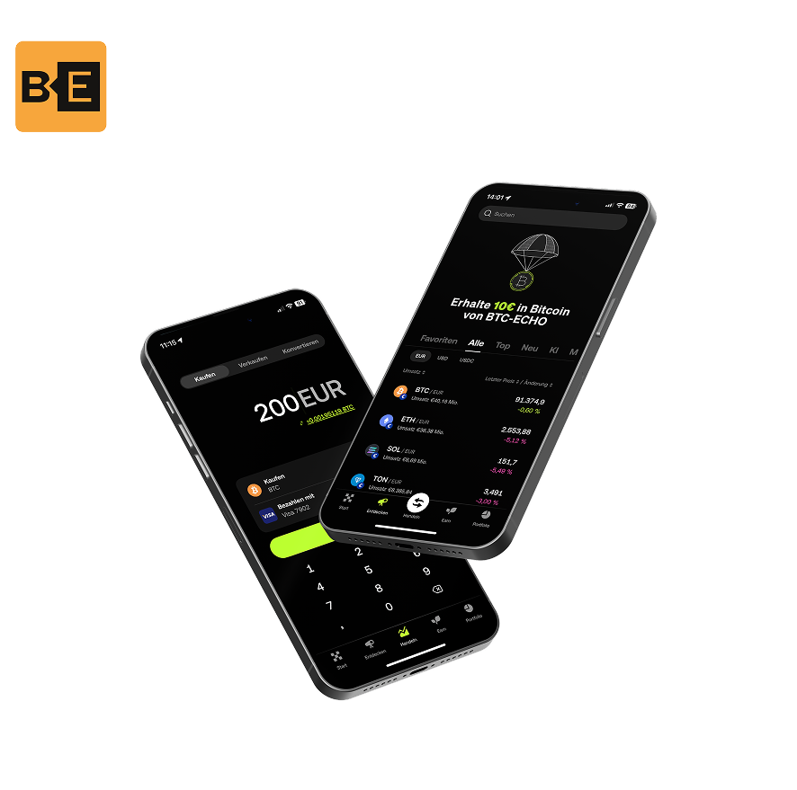 BTC-ECHO - Get €10 in bitcoin