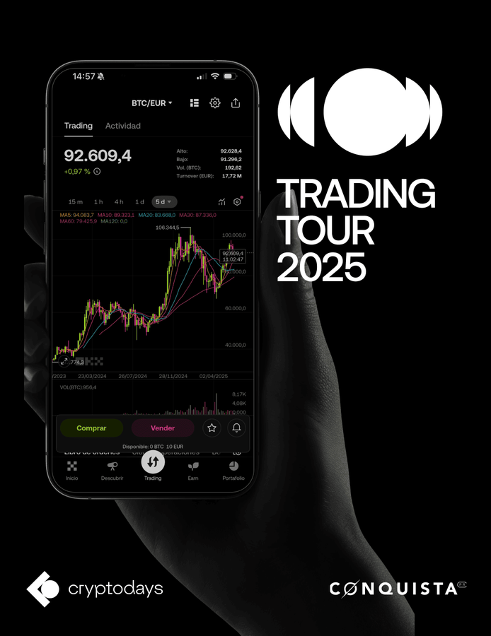 Consigue 15 € en Bitcoin y una entrada al EBC