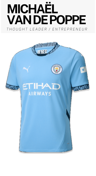 Get a Manchester City shirt and €20 in bitcoin*