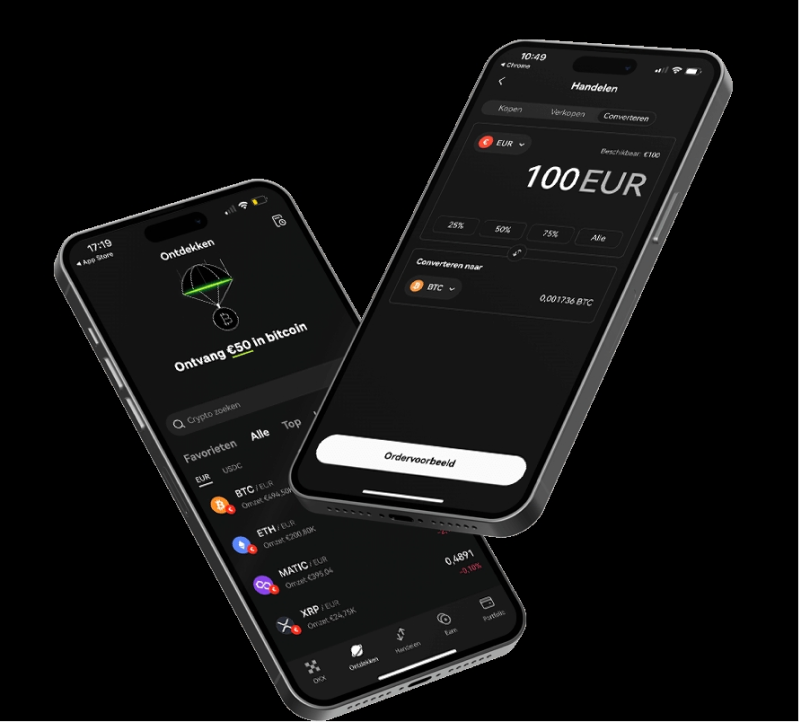 Earn €50 in bitcoin