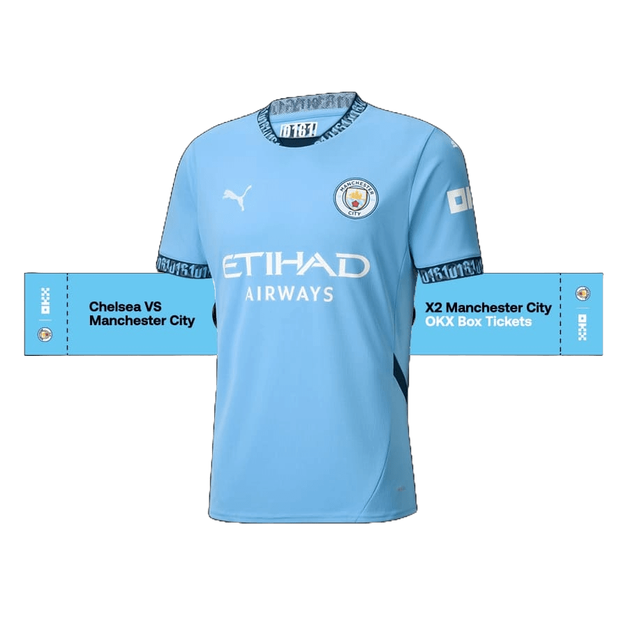 Win a Manchester City shirt and box tickets to see Manchester City vs Chelsea