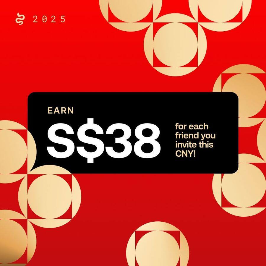 Earn S$38 for each friend you invite and get exclusive OKX Merch!